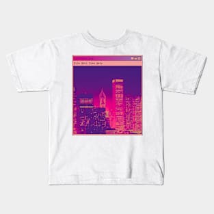 Cyberpunk City Kids T-Shirt